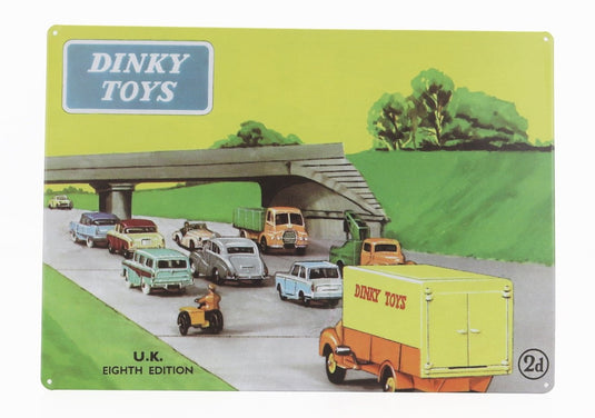 ACCESSORIESアクセサリー メタルプレート DINKY TOYS ディンキートイズ 各種 DINKY-ATLAS-COLLECTION - Largh.WIDTH cm.35 X Alt.HEIGHT cm.25 / EDICOLA 1/1 ミニ