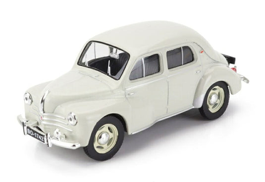 RENAULTルノー 4CV 1954 ライトグレー / EDICOLA 1/43 ミニカー