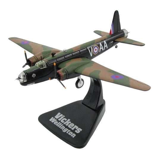 Vickers Wellington 爆撃機 1938 RAF イギリス空軍 ミリタリーグリーン VOAA / EDICOLA 1/144 ミニカー ミリタリー模型