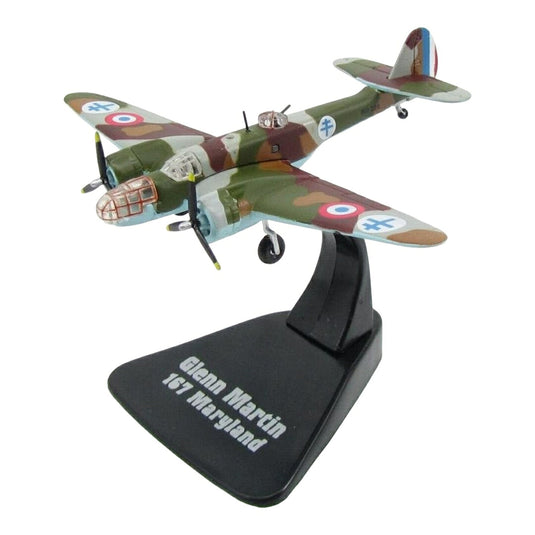 Glenn Martinグレンマーティン 167 Marylandメリーランド 1940 フランス空軍 迷彩 No 221 / EDICOLA 1/144 ミニカー ミリタリー模型