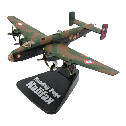 Handley Pageハンリーペイジ Halifaxハリファックス 爆撃機 1940 フランス空軍 迷彩 H7 R / EDICOLA 1/144 ミニカー ミリタリー模型