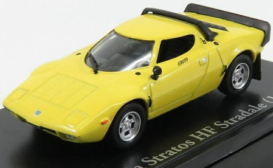 LANCIAランチア STRATOSストラトス HF STRADALEストラダーレ 1973 YELLOWイエロー / EDICOLA 1/43 ミニカー