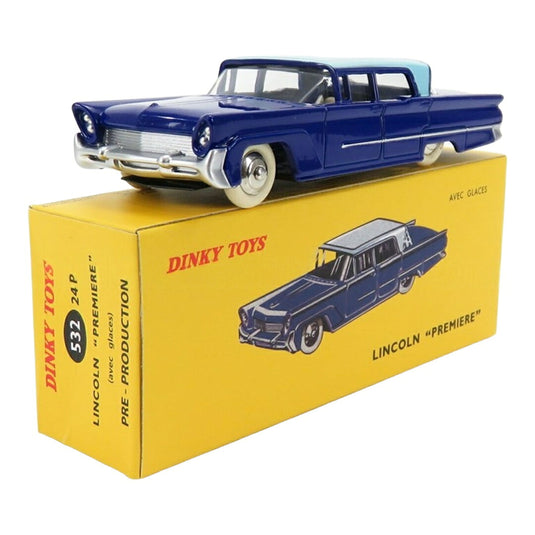 Lincolnリンカーン Premiere 1955 2トーンブルー Dinky-Atlas-Collection / EDICOLA 1/43 ミニカー