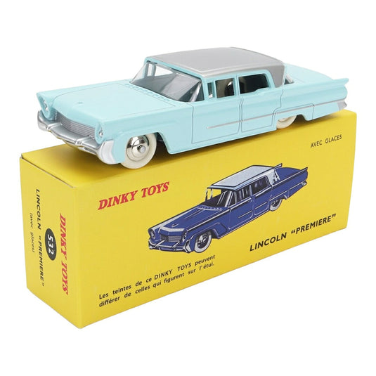 Lincolnリンカーン Premiere 1955 ライトブルー/シルバー DINKY ATLAS COLLECTION / EDICOLA 1/43 ミニカー