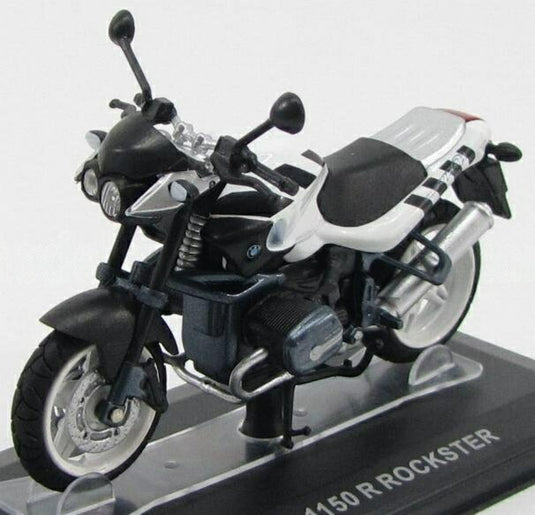 BMW R1150R ROCKSTERロックスター 2006 WHITE BLACKホワイト ブラック / EDICOLA 1/24 ミニカー