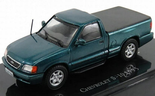 CHEVROLETシボレー S10 ピックアップ 1995 グリーンメタリック CHEVROLET-COLLECTION-IXO-SALVAT-BRASIL / EDICOLA 1/43 ミニカー