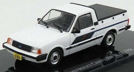 CHEVROLETシボレー シボレー 500 SLE ピックアップ 1988 ホワイト CHEVROLET-COLLECTION-IXO-SALVAT-BRASIL / EDICOLA 1/43 ミニカー