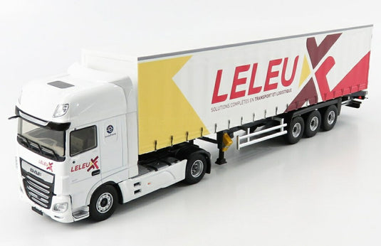 DAFダフ XF460 MY 2017 2017 Truckトラック Leleu Transportsルルートランスポート White Yellow Redホワイトイエローレッ / ELIGOR 1/43 トラック商用車