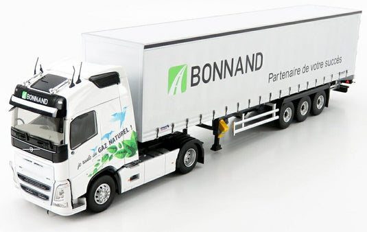 Volvoボルボ FH4 500 2016 Truckトラック Telonato Bonnand Transportsボナントランスポート White Silverホワイトシル / ELIGOR 1/43 トラック商用車