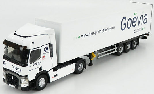 Renaultルノー T460 2016 Truckトラック Cassonato Goevia Transportsゴエヴィアトランスポート Whiteホワイト / ELIGOR 1/43 トラック商用車