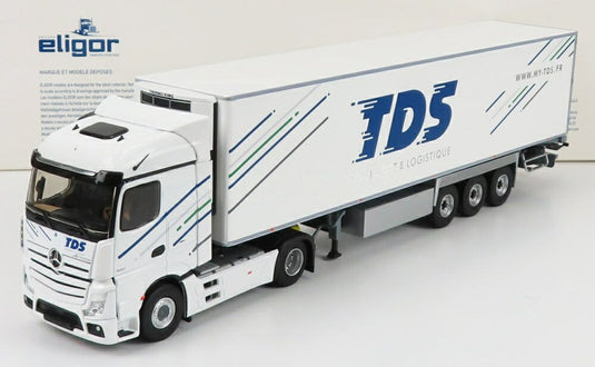 Mercedes Benzメルセデスベンツ Actrosアクトロス 5 1851 2020 Truckトラック SemiFrigoセミフリゴ TDS Transports Wh / ELIGOR 1/43 トラック商用車