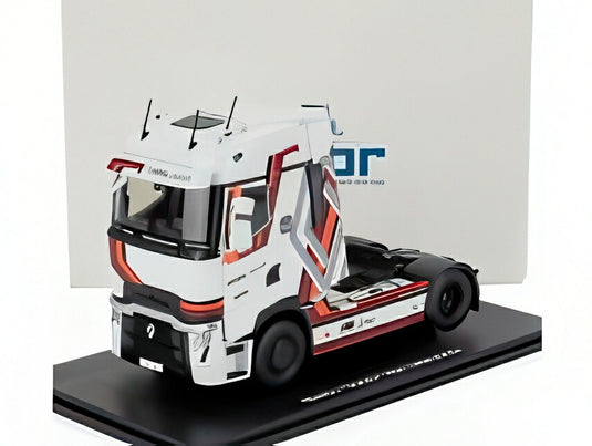 RENAULT Tライン ハインターボリーダー トラクタートラック 2021 ホワイトブラウンオレンジグレー/ ELIGOR 1/43 ミニカー