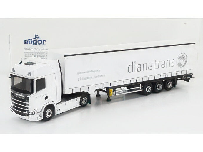 SCANIA S500 トラック 幌付き ディアナ・トランスポート 2020年モデル ホワイト/ELIGOR 1/43ミニカー