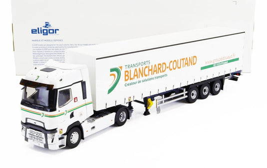 Renaultルノー T Line Truckトラック 2021 Blanchard Coutand Transports Whiteホワイト / ELIGOR 1/43 トラック商用車