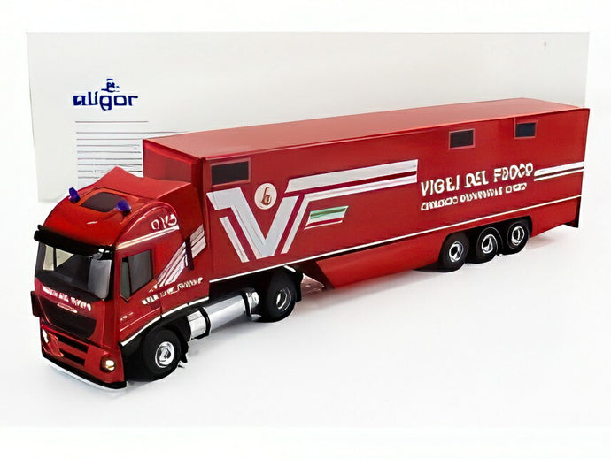 イヴェコ フィアット ストラリス 480e6 EURO 6 トラック 消防車 2018 レッド ホワイト/ ELIGOR 1/43 ミニカー