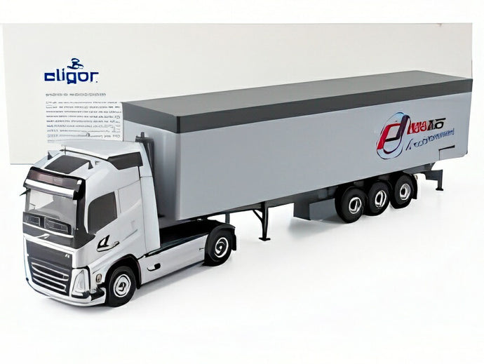 VOLVO FH 460 トラック カッソナート BOUGIS TRANSPORTS 2020 グレー/ ELIGOR 1/43 ミニカー