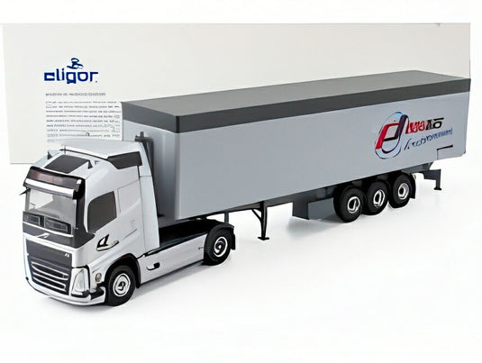 VOLVO FH 460 トラック カッソナート BOUGIS TRANSPORTS 2020 グレー/ ELIGOR 1/43 ミニカー