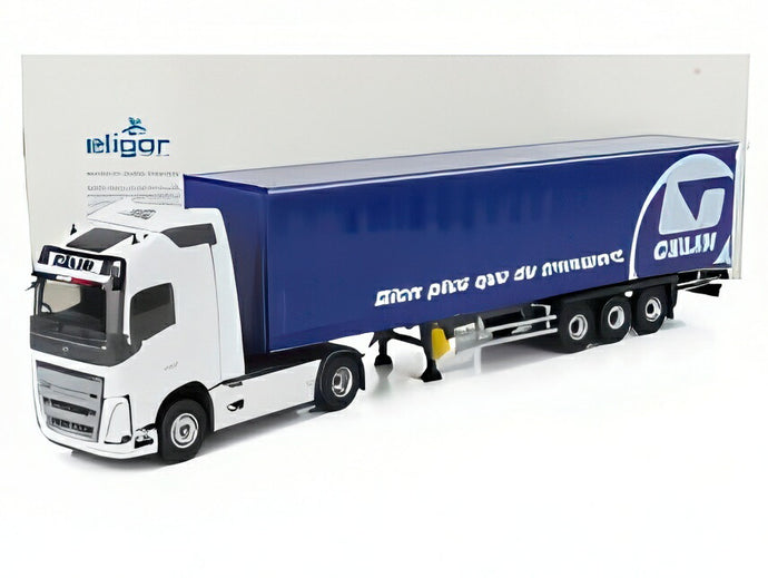 VOLVO FH 500 トラック テロナート GELIN TRANSPORTS 2020 ホワイト/ブルー/ ELIGOR 1/43 ミニカー