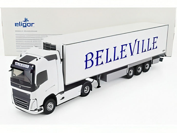VOLVO FH4 500 トラック セミフリゴ ベルビル トランスポート 2020 ホワイト/ ELIGOR 1/43 ミニカー