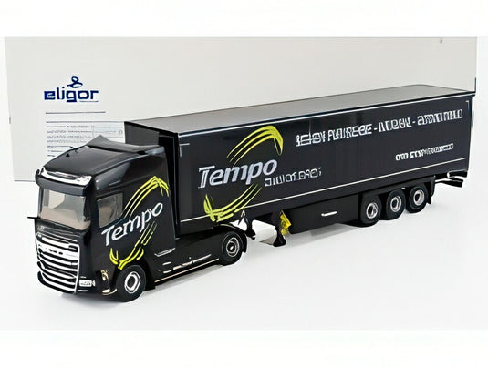 DAF XG+ トラック テロナート TEMPO 2023 ブラック/ ELIGOR 1/43 ミニカー