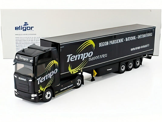 SCANIA S500 トラック テロナート TEMPO TRANSPORTS 2018 ブラック/ ELIGOR 1/43 ミニカー