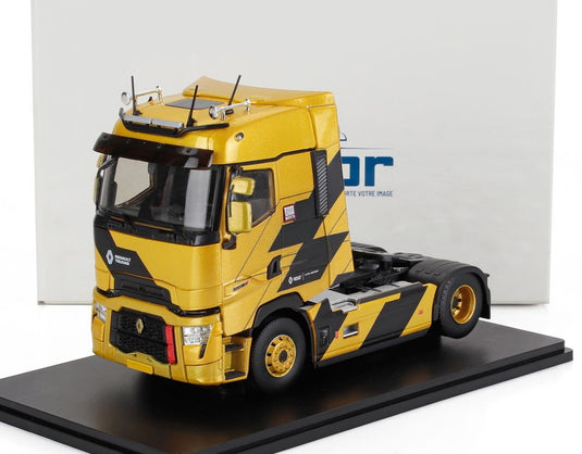 RENAULT T HIGH TS26 TRACTOR TRUCK 2 ASSI 2023 ゴールドメタリック/ブラック/ ELIGOR 1/43 ミニカー