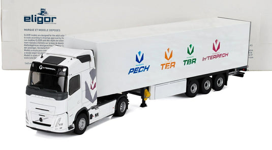 ボルボ FH エアロ トラック インターペック 2024 ホワイト / ELIGOR 1/43 模型