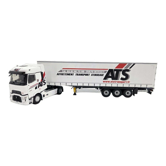 ATS ルノー T High 2023 カーテンサイド セミトレーラー / ELIGOR 1/43 トラック模型