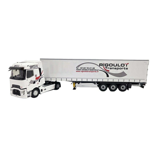 Rigoulot ルノー T High 2023 カーテンサイド セミトレーラー / ELIGOR 1/43 トラック模型