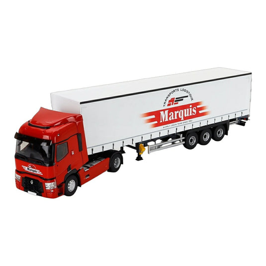 RENAULTルノー T480 2021 TRUCKトラック TELONATO MARQUIS TRANSPORTS ホワイトレッド / ELIGOR 1/43 トラック商用車