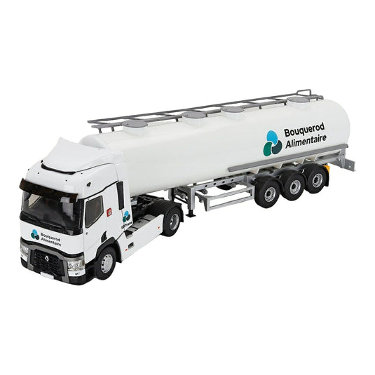 Renaultルノー T460 タンクローリー Bouquerod Transports 2021 ホワイト / ELIGOR 1/43 ミニカー トラック模型