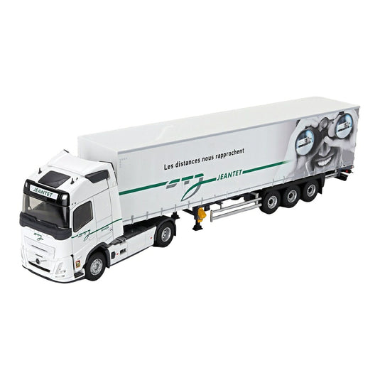 Volvoボルボ FH AERO 540 トラック JEANTET TRANSPORTS 2024 ホワイト / ELIGOR 1/43 ミニカー トラック模型