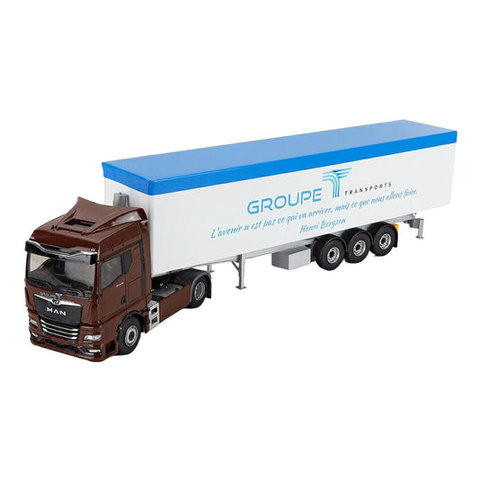 【予約】 MANマン TGX 18.480 トラック ボルドー ホワイト GROUPE TRANSPORTS 2021 / ELIGOR 1/43 ミニカー トラック模型