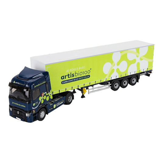 Renaultルノー T480 トラック Artis Bio 100 2021 ブルー グリーン / ELIGOR 1/43 ミニカー トラック模型