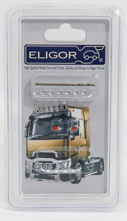 Accessoriesアクセサリー Front Headlight Bars 2012 For DAFダフ XF Truck Euro 6 Superspace Silverシ / ELIGOR 1/43 トラック商用車