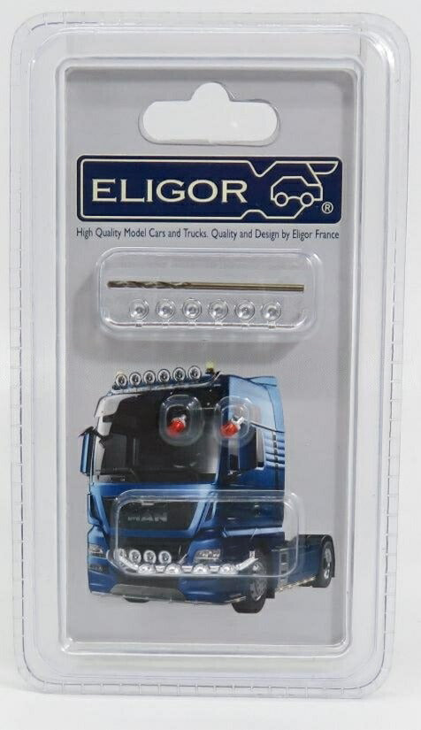 Accessoriesアクセサリー Front Headlight Bars 2010 For MANマン TGX Truck Euro 6 XXL Silverシルバー / ELIGOR 1/43 トラック商用車