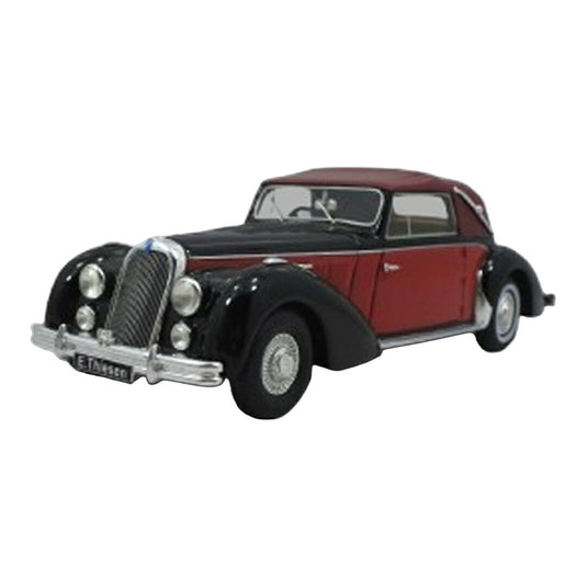 【予約】2026年発売予定 Talbot Lagoタルボラーゴ T26 Recordレコード Cabrioletカブリオレ Closedクローズド 1948 Redレッド Blackブ / ESVAL 1/43 ミニカー