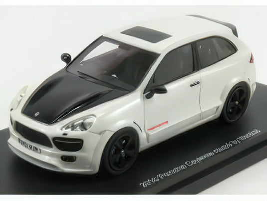 PORSCHE - CAYENNE COUPE BY MERDAD 2010 - WHITE MET BLACK/ESVAL 1/43ミニカー 500台限定
