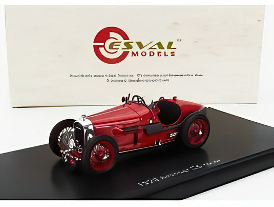 AMILCAR C6 スパイダー N 0 レースカー 1928 レッド/ ESVAL 1/43 ミニカー