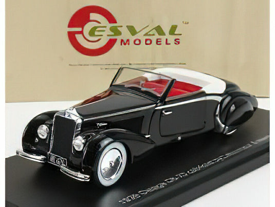 【予約】10-12月以降発売予定DELAGE D6-70 CABRIOLET LETOURNEUR & MARCHAND OPEN 1939 BLACK/ESVAL 1/43ミニカー