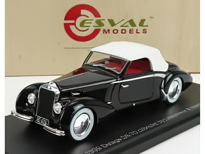 【予約】10-12月以降発売予定DELAGE D6-70 CABRIOLET LETOURNEUR & MARCHAND CLOSED 1939 BLACK/ESVAL 1/43ミニカー