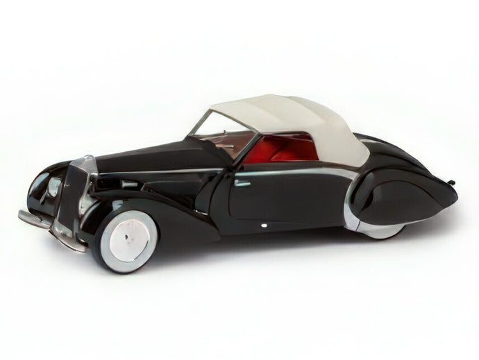 【予約】2025年発売予定DELAGE - D6-70 CABRIOLET LETOURNEUR & MARCHAND CLOSED 1939 - BLACK WHITE/ESVAL 1/43ミニカー
