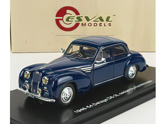 Delage D6-3L セダン by Autobineau 1948-54 (クローズドルーフ) /ブルー// ESVAL 1/43 ミニカー