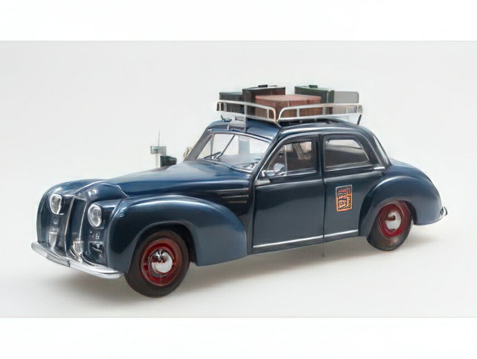 【予約】2025年発売予定DELAGE - D6-3L BY AUTOBINEAU TAXI PARIS CLOSED ROOF WITH BAGGAGE 1954 - BLUE RED/ESVAL 1/43ミニカー