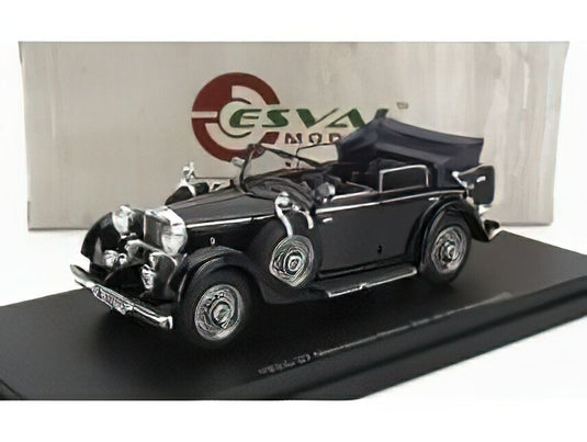 【予約】10-12月以降発売予定MERCEDES BENZ 290 W18 D PASSO CORTO CABRIOLET OPEN 1933 BLACK/ESVAL 1/43ミニカー