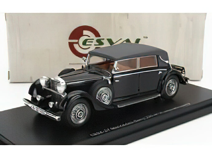 【予約】10-12月以降発売予定MERCEDES BENZ 290 W18 D PASSO LUNGO CABRIOLET CLOSED 1933 BLACK/ESVAL 1/43ミニカー