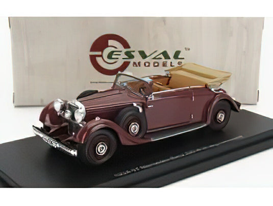 【予約】10-12月以降発売予定MERCEDES BENZ 290 W18 B PASSO LUNGO CABRIOLET OPEN 1933 BROWN/ESVAL 1/43ミニカー