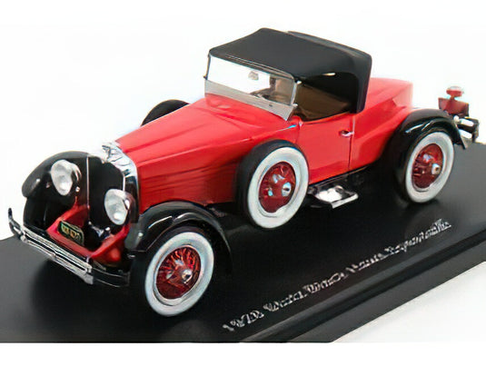 STUTZ BLACK HAWK SPEEDSTER CLOSED 1928 RED BLACK/ESVAL 1/43ミニカー