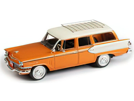 【予約】10-12月以降発売予定STUDEBAKER PRESIDENT BROADMOOR SW STATION WAGON 1957 ORANGE WHITE/ESVAL 1/43ミニカー