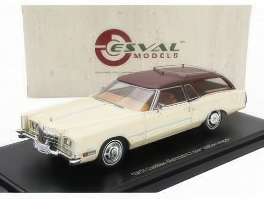 【予約】12月以降発売予定CADILLAC エルドラド SW ステーションワゴン 2ドア 1972 ベージュ ブラウン/ ESVAL MODEL 1/43 ミニカー